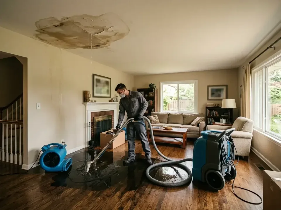 attic-pipe-burst-ceiling-drip-008 — frequently asked questions, Water Damage Restoration & Carpet Care in Pineville, LA